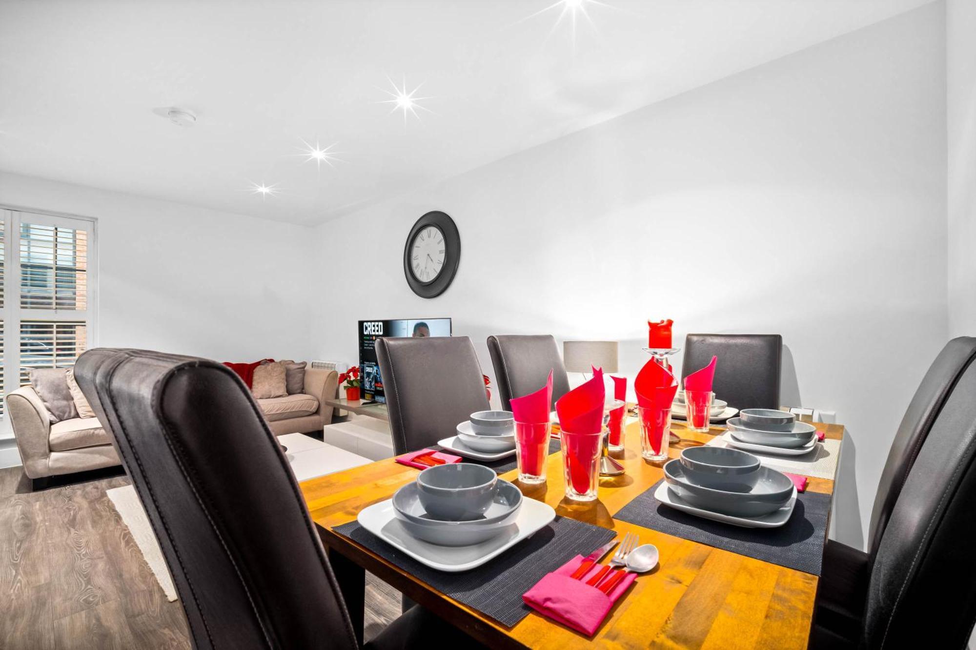 Apartment Luxury Centre 3bedroom 5beds With Allocated Parking Birmingham
